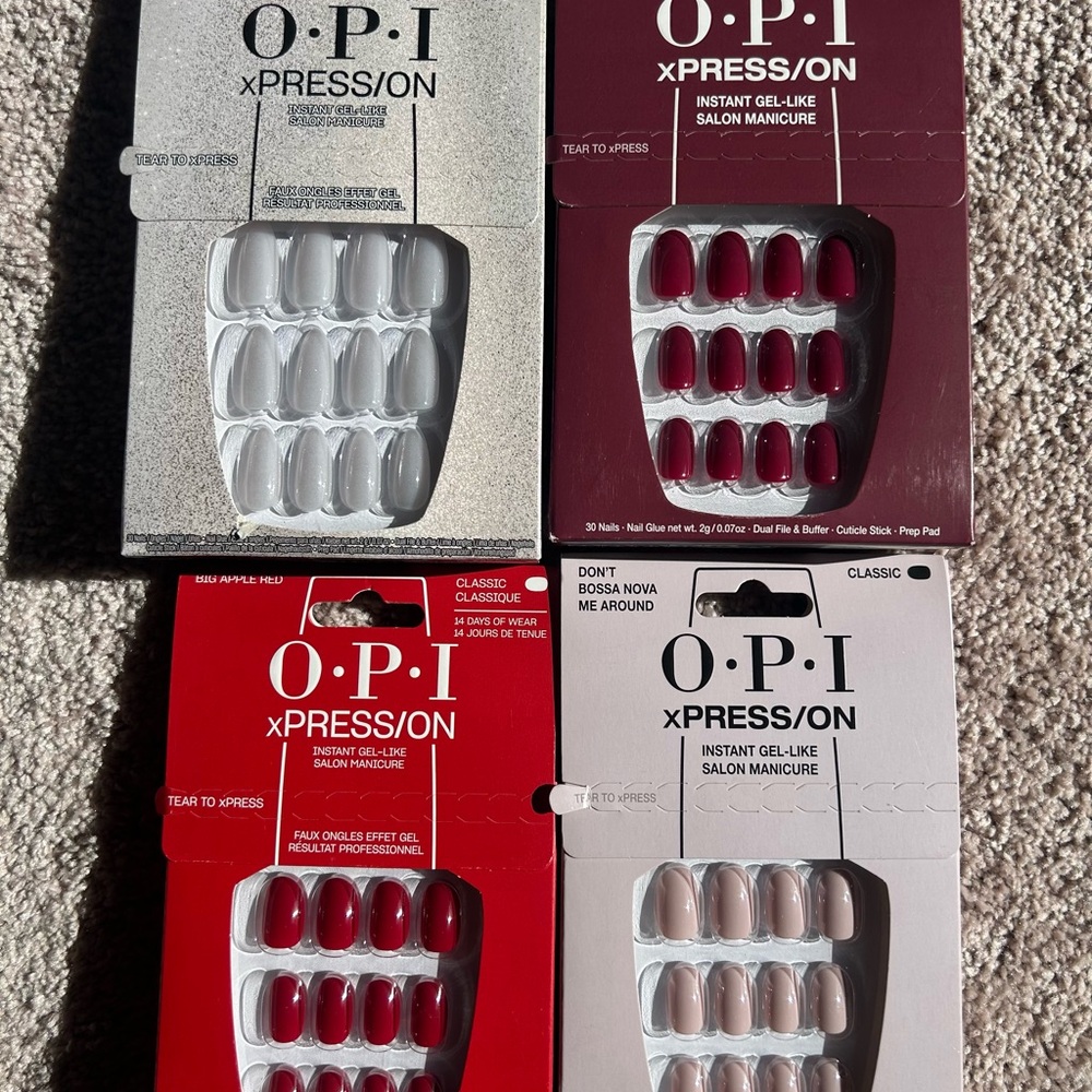 5 OPI xPRESS/ON Gel Nail Sets 💅🏻
